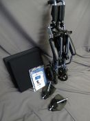 A CARE CO ' FOLD AND GO' WHEELCHAIR