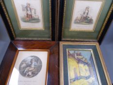 PAIR OF 19TH CENTURY COLOURED PRINTS-
