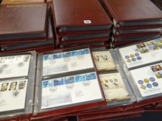 TWENTY-TWO ALBUMS OF ROYAL MAIL FIRST DAY COVERS organised into year spans from 1986