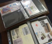 TWO ROYAL MAIL UNIVERSAL ALBUMS (brown) (2)