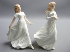 ROYAL DOULTON FIGURINES x 2 - 'Loving You' HN3389 & 'Friendship' HN3491