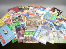 FOOTBALL PROGRAMMES & MAGAZINES: A QUANTITY along with 'The Boys Book of Soccer' for 1950
