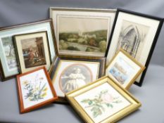 A PARCEL OF APPROX 8 SUNDRY PRINTS etc