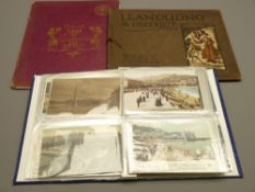 POSTCARDS - an album with a good selection of approximately ninety postcards relating to Llandudno