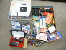 HOME OFFICE GOODS & EQUIPMENT mainly packaged and unused, including a paper, CD and credit card