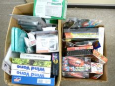 UNUSED TOYS & HOUSEHOLD GOODS including radios, wind vanes, fan heater, battery operated trains ETC