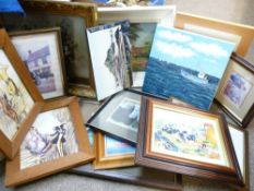 FRAMED PICTURES & PRINTS: A QUANTITY