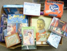 VINTAGE & LATER COMMEMORATIVE JIGSAWS, SmakBak Captive Golf game and the new game of Jumpers