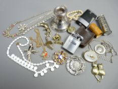 MIXED JEWELLERY, collector's lighters ETC