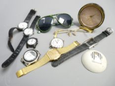 GENT'S WRISTWATCHES, Westclox alarm clock ETC
