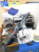 AIWA MIDI HI-FI SYSTEM & VARIOUS OTHER HOUSEHOLD ELECTRICALS to include a Hyundai sewing machine