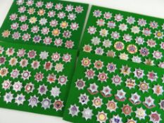 ASSORTED FIRE BRIGADE BADGES, including Northern Ireland and other British badges (132, mounted)