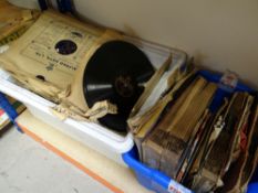 ASSORTED GRAMOPHONE RECORDS (4 boxes)
