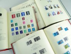 THREE WINDSOR STAMP ALBUMS FOR GREAT BRITAIN VOL 1,2 & 3 filled from 1935 (no Queen Victoria)