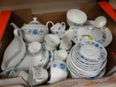 WEDGWOOD 'CLEMENTINE' TABLEWARE including teapot