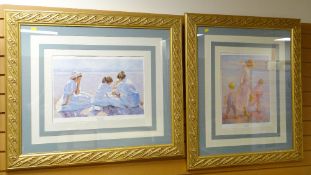 ROY ALLISON two limited edition (134/850) and (132/850) colour prints - entitled 'Childhood Memories