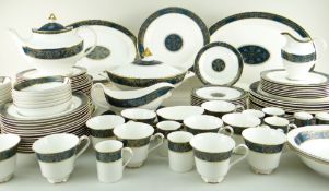 EXTENSIVE ROYAL DOULTON 'CARLISLE' PATTERN DINNER & TEA SET approx. 165-pieces including platters,