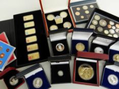 ASSORTED MODERN LONDON MINT & OTHER COINAGE COLLECTABLES including limited edition London 2012