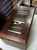 LATE VICTORIAN G.H.GLEDHILL & SONS LTD (HALIFAX) MAHOGANY CASH TILL, no. 39724, ivorine label