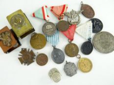 ASSORTED IMPERIAL MEDALS & RELATED ITEMS