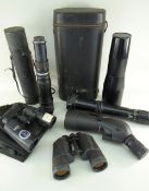 LARGE CASED SOLIGOR 800MM LENS in case with another made in Japan lens together with cased Super Y