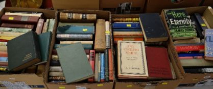 ASSORTED BOOKS mainly novels ETC (4 boxes)