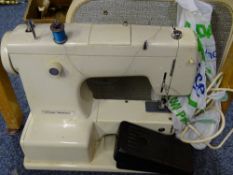 FRISTER & ROSSMANN CASED ELECTRIC SEWING MACHINE with foot pedal E/T