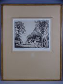 FREDA MARSTON RA (1895-1949) etching - entitled 'In the Cotswolds, near Broadway', signed in full