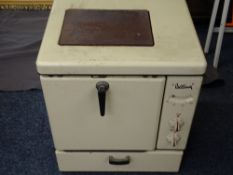 VINTAGE BELLING ENAMELLED WORKTOP COOKER, 54cms H, 46.5cms W, 38cms D