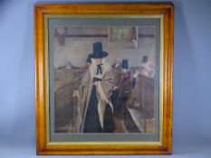 SALEM coloured print - after CURNOW VOSPER, 53 x 50cms