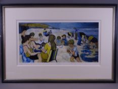 AFTER CLAUDIA WILLIAMS coloured print - National Library of Wales limited edition (14/75),