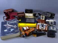VINTAGE CAMERA COLLECTION and associated items