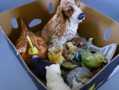 ANIMAL & BIRD ORNAMENTS in various compositions