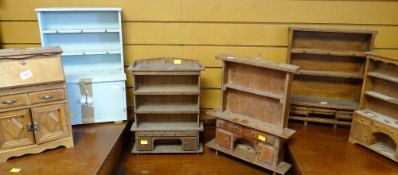 ASSORTED MINIATURE FURNITURE including dressers, bureaus ETC (6)