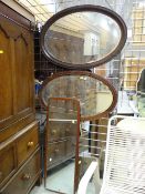 ASSORTED 20TH CENTURY WALL MIRRORS including G-Plan mirror (5)
