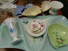 CARLTONWARE, WEDGWOOD POTTERY & PORCELAIN