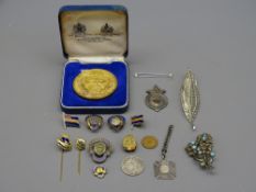 BRITISH LEGION & OTHER LAPEL & PIN BADGES, a parcel