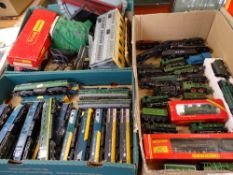 LOT WITHDRAWN-HORNBY MODEL RAILWAYS, a large collectors quantity including locomotives, diesel and