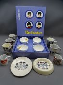 THE BEATLES BOXED COFFEE SET 'The Yellow Submarine' and a quantity of other Beatles china and