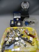 COLLECTION OF GENT'S VINTAGE WRISTWATCHES with a Heritage boxed pocket watch, small selection of