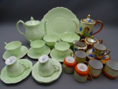 ROYAL ALBERT CROWN TEAWARE, Pierette pattern and a quantity of Satsuma teaware