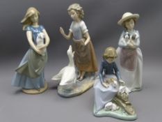 NAO FIGURINES - four girls in various poses