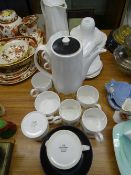 SHELLEY/WILEMAN & CO DAINTY WHITE TEAWARE, a quantity along with a Queen Anne part coffee set