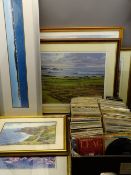 FRAMED PRINTS & PANORAMA PHOTOGRAPHS - a quantity including Don Breckon locomotive print -