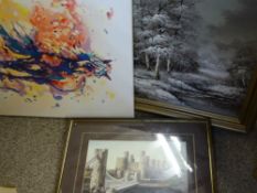 FRAMED PICTURES & PRINTS, a small quantity