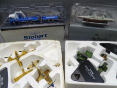 LOT WITHDRAWN-MODEL COLLECTORS VEHICLES, boats and aeroplanes including 'World of Stobart Wagons an