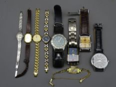 PARCEL OF NINE WATCHES, to include lady's and gent's