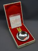 SILVER LIMITED EDITION (no. 128) ST PAUL'S CATHEDRAL BOWL, boxed with certificate, bowl with