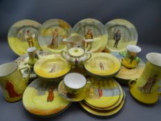 ROYAL DOULTON SERIESWARE, mainly Shakespearean scenes, approximately 40 pieces