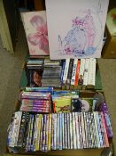 DVDs, MUSIC CDs & BIOGRAPHICAL BOOKS ETC